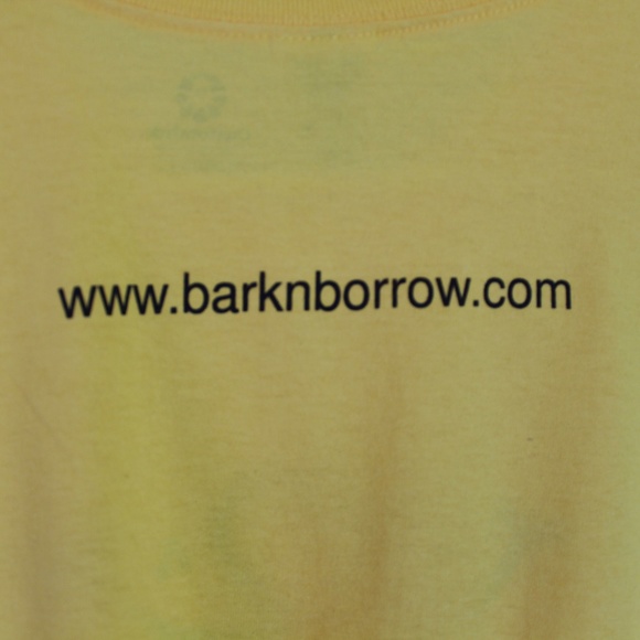 NWOT BARK 'N' BORROW YELLOW T-SHIRT SIZE L… - Picture 3 of 5